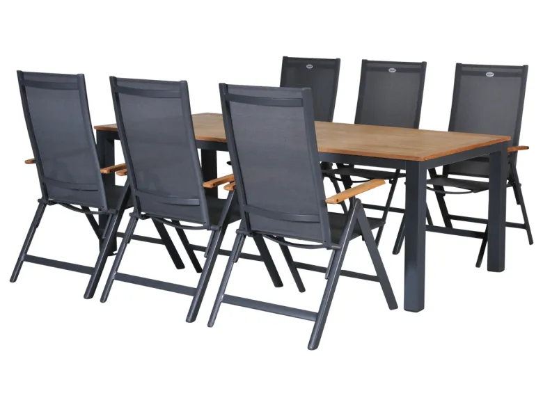 Outdoor Feelings Aruba recliner teak Palais 220 diningset