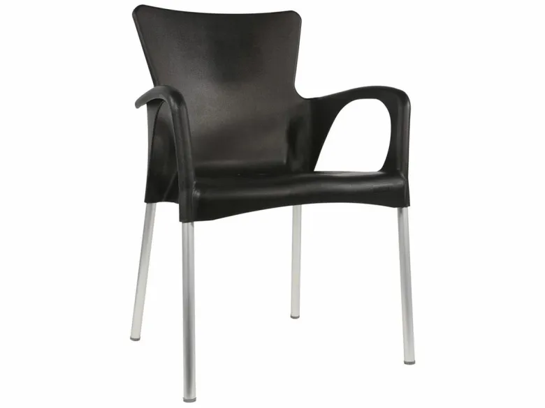 Outdoor Feelings Bella stapelstoel - Black