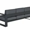 Outdoor Feelings Cuba 3-zits loungebank - Antraciet