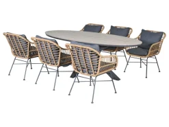 Outdoor Feelings Daisy Edson 220 light teak diningset