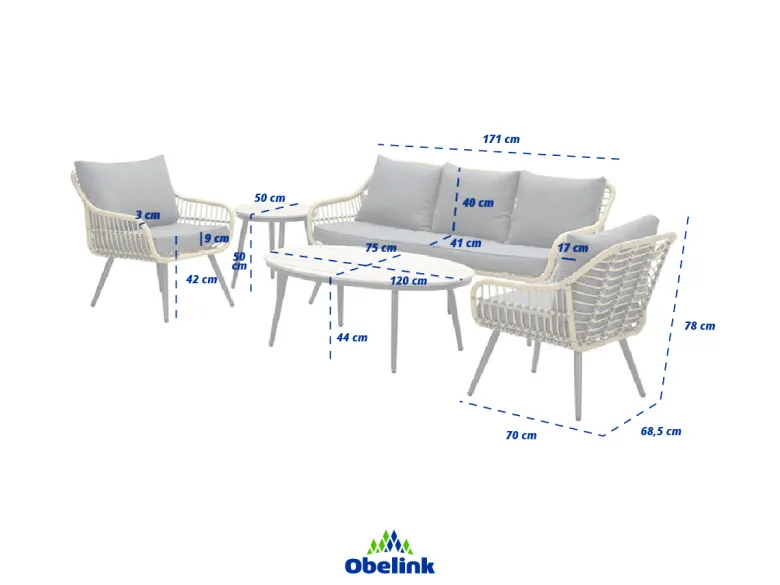 Outdoor Feelings Daisy loungeset
