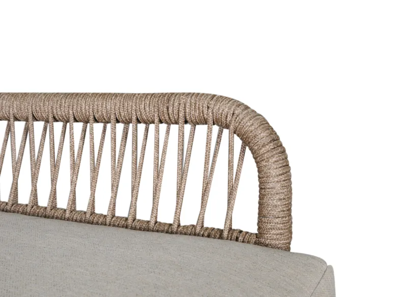 Outdoor Feelings Dalmas stoel-bank loungeset - Sahara dust rope