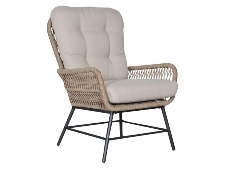 Outdoor Feelings Dalmas stoel-bank loungeset - Sahara dust rope