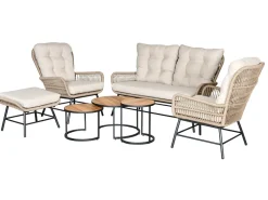 Outdoor Feelings Dalmas 2-zits loungebank - Sahara dust rope