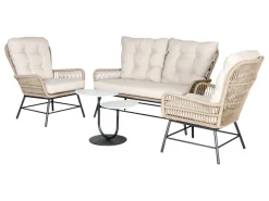 Outdoor Feelings Dalmas 2-zits loungebank - Sahara dust rope