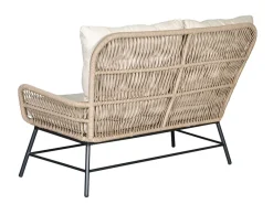 Outdoor Feelings Dalmas 2-zits loungebank - Sahara dust rope