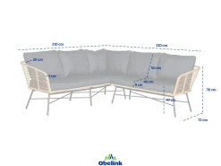 Outdoor Feelings Fontana corner loungeset
