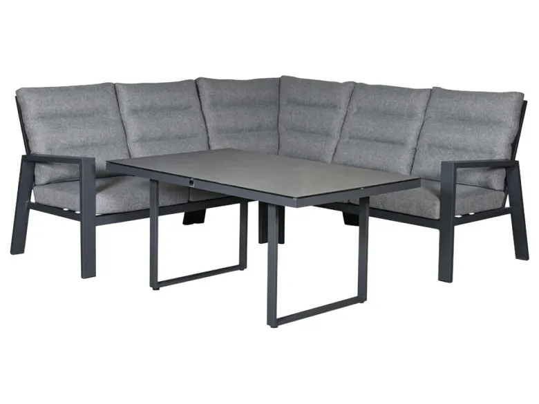 Outdoor Feelings Idaho corner loungebank - Antraciet