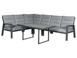 Outdoor Feelings Idaho corner loungebank - Antraciet