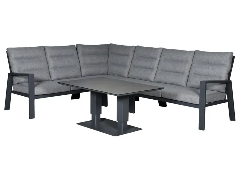 Outdoor Feelings Idaho corner loungebank - Antraciet
