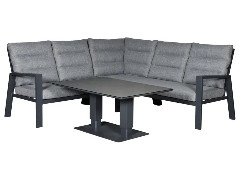 Outdoor Feelings Idaho corner loungebank - Antraciet