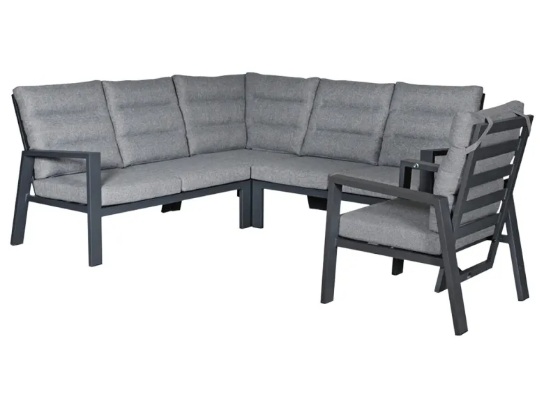Outdoor Feelings Idaho corner loungebank - Antraciet