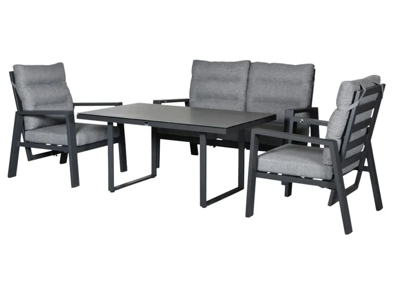 Outdoor Feelings Idaho 140 x 85 cm loungetafel - Antraciet