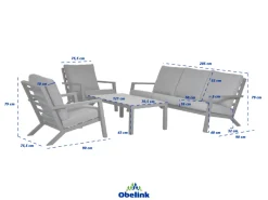 Outdoor Feelings Manhattan loungetafel
