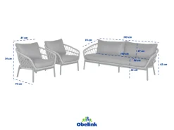 Outdoor Feelings Minnesota loungeset - Antraciet