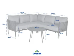 Outdoor Feelings Monte Carlo corner loungeset