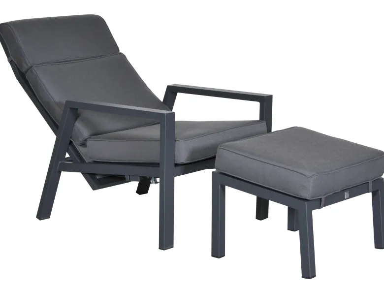 Outdoor Feelings Palais verstelbaar 220 dining tuinset - antraciet