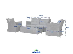 Outdoor Feelings Parijs loungeset