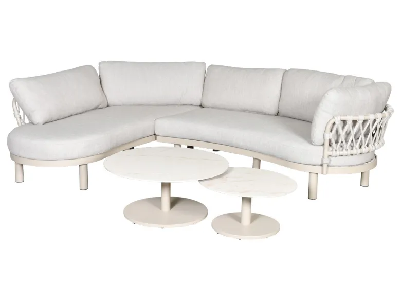 Outdoor Feelings Porto set loungetafels - Latte
