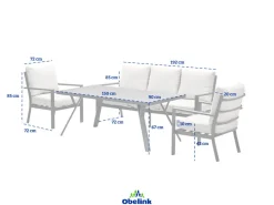 Outdoor Feelings Ramos desert sand loungeset
