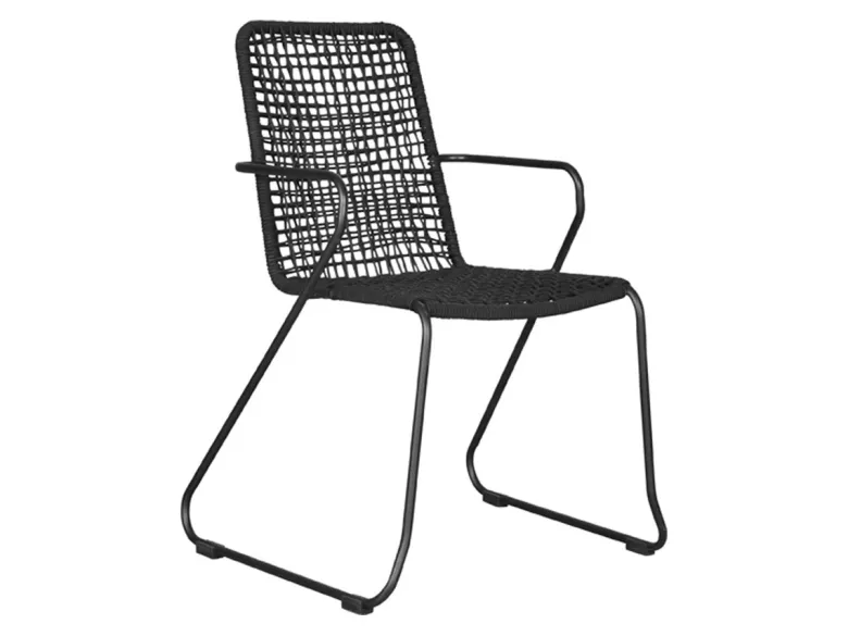 Outdoor Feelings Silva black diningstoel