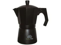 Outdoor Food 6 Cups Percolator - zwart