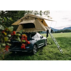 OutdoorU Expedition 5 Pers daktent incl. ladder & hoes - Khaki