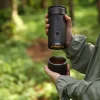 OutIn Fino draagbare elektrische koffiemolen - Tundra Brown