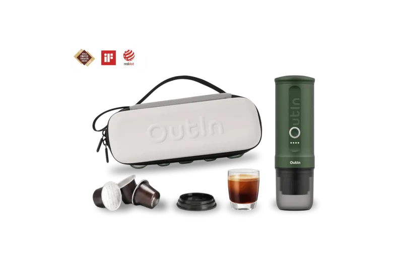 Outin Nano Bundle draagbaar koffiezetapparaat - Forrest Green