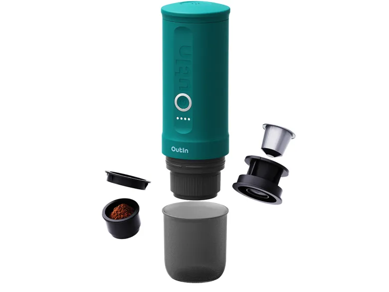 OutIn Nano draagbare elektrische espressomachine - Blue
