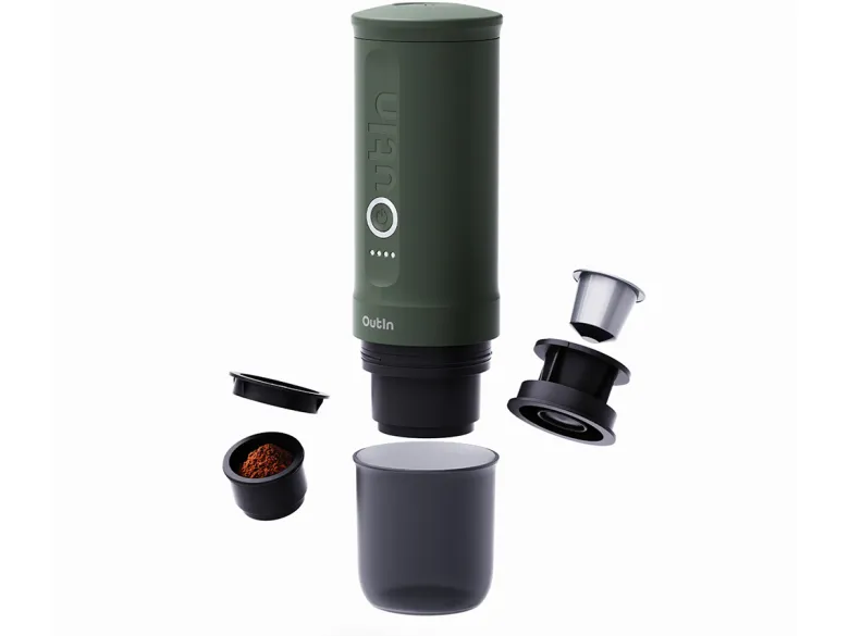 OutIn Nano draagbare elektrische espressomachine - Green