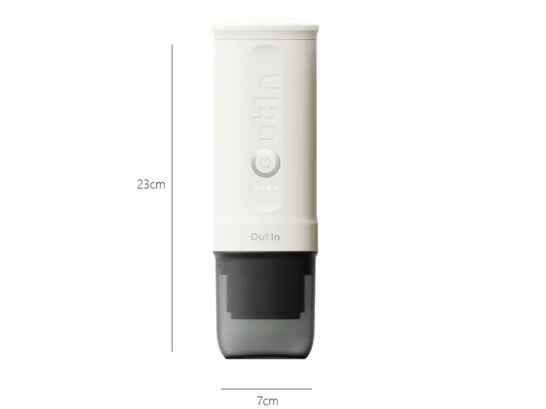 OutIn Nano draagbare elektrische espressomachine - White