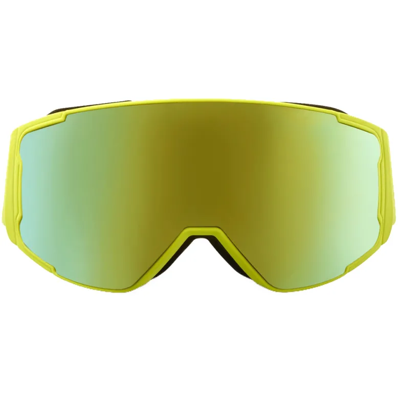 Outtrek geel spiegelglas kinder skibril