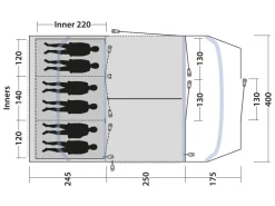 Outwell Sacramento 6 Air tunneltent