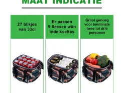 Packaway 4-laags 15 liter geïsoleerde koeltas - Abstract