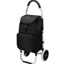Packaway 45 liter boodschappentrolley met koelvak - Black