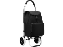 Packaway 45 liter boodschappentrolley met koelvak - Black