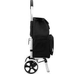 Packaway 45 liter boodschappentrolley met koelvak - Black