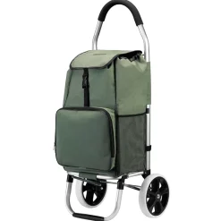 Packaway 45 liter boodschappentrolley met koelvak - Green