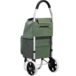 Packaway 45 liter boodschappentrolley met koelvak - Green