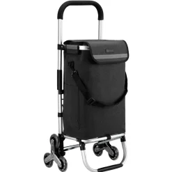 Packaway 40 liter boodschappentrolley met 6 wielen - Grey
