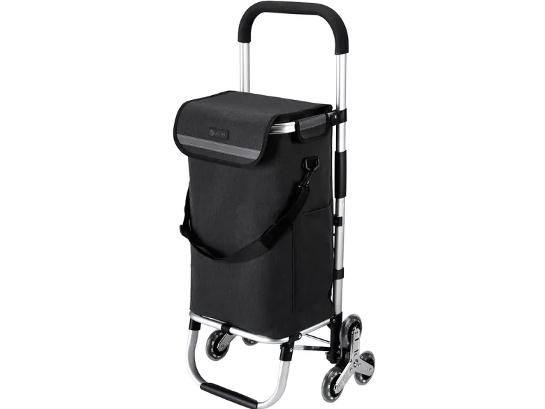 Packaway 40 liter boodschappentrolley met 6 wielen - Grey