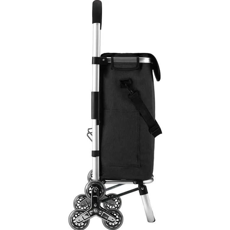 Packaway 40 liter boodschappentrolley met 6 wielen - Grey