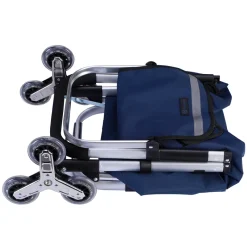 Packaway 40 liter boodschappentrolley met 6 wielen - Blue