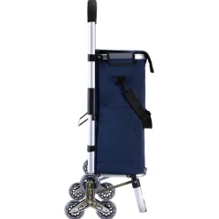 Packaway 40 liter boodschappentrolley met 6 wielen - Blue