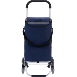 Packaway 40 liter boodschappentrolley met 6 wielen - Blue