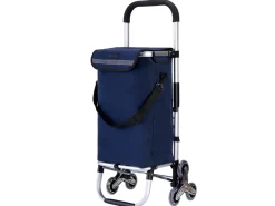 Packaway 40 liter boodschappentrolley met 6 wielen - Blue