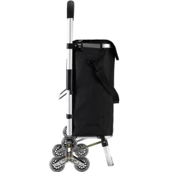 Packaway 40 liter boodschappentrolley met 6 wielen - Black