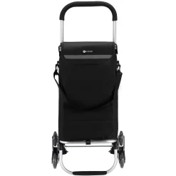 Packaway 40 liter boodschappentrolley met 6 wielen - Black