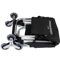 Packaway 40 liter boodschappentrolley met 6 wielen - Black